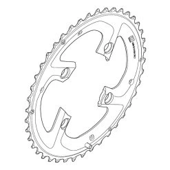 Shimano XTR 14 Kettenblatt 40 Z&auml;hne, Y-1LS 98030 FC-M985, 28/40